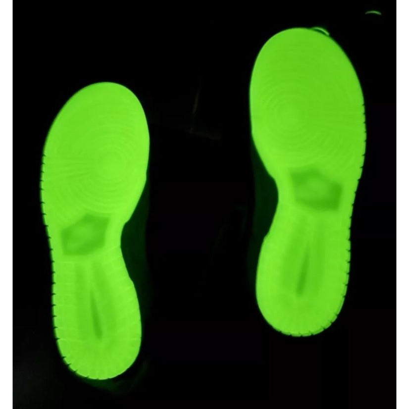 NIKE / Dunk Low SE / Men / Glow in the Dark / Green Neon / Sneakers / Size US 9.5 SHOES BY FLOR