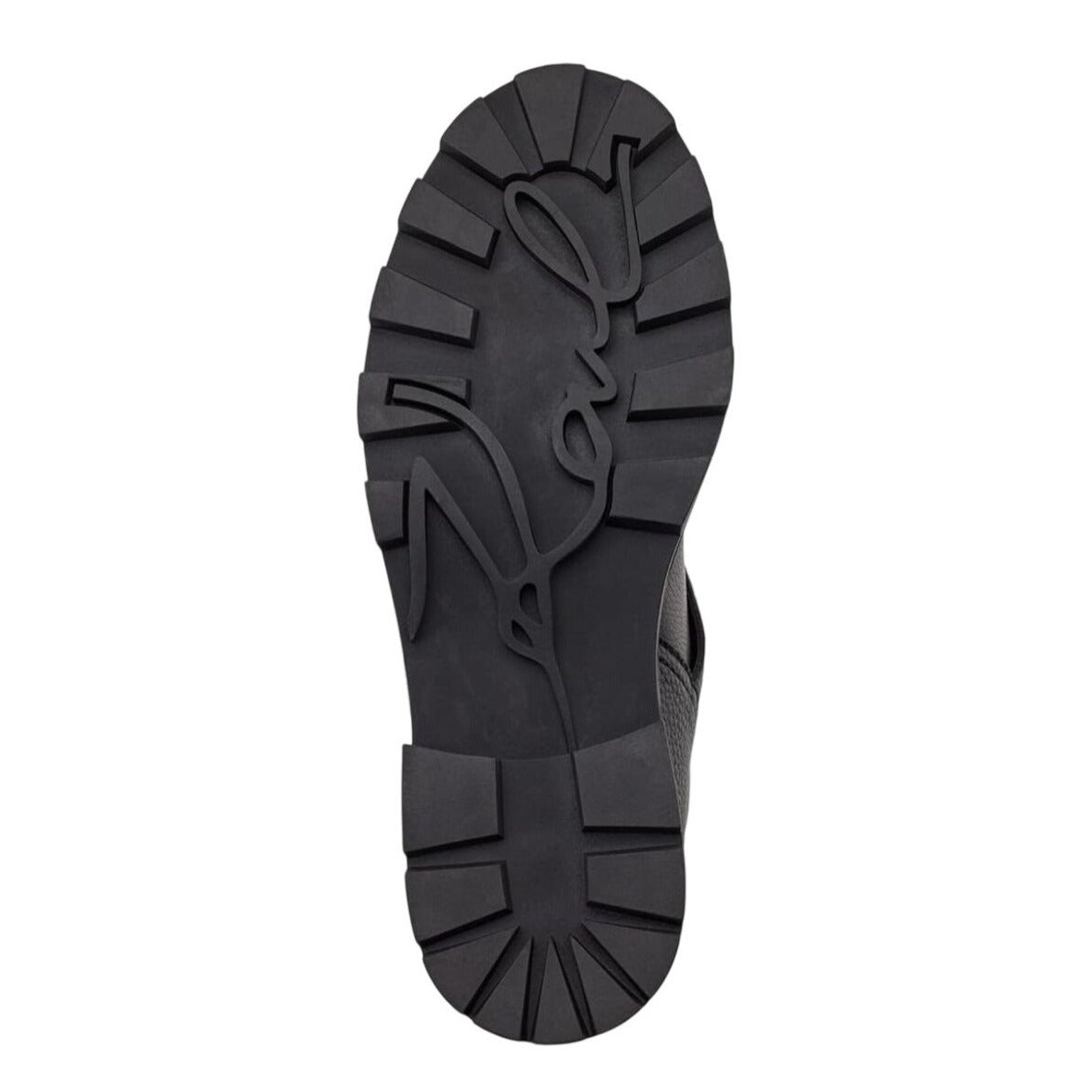 KARL LAGERFELD / Marceau / Black / Lug-Sole / Combat Boot / With Crystal Detail / Size 9M SHOES BY FLOR