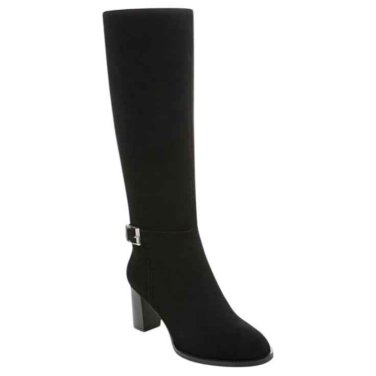 GIANI BERNINI / Lennoxxl /Black / Suede / Mid-Calf Boots / Size 8.5M / Block Heel & Side Zipper Closure SHOES BY FLOR