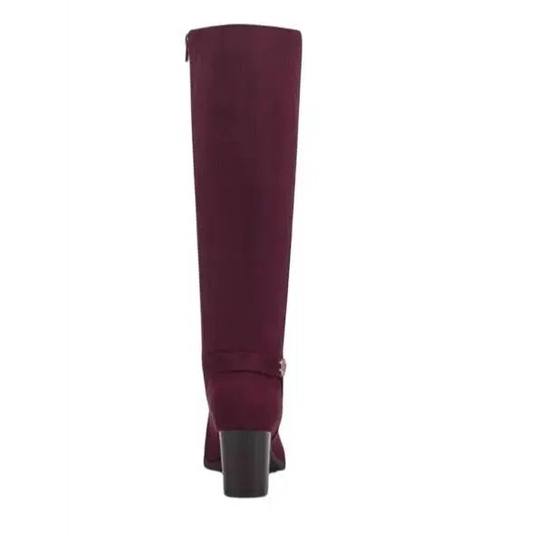 GIANI BERNINI/ Tall / Block Heel / Burgundy / Wine / Italian Boots SHOES BY FLOR