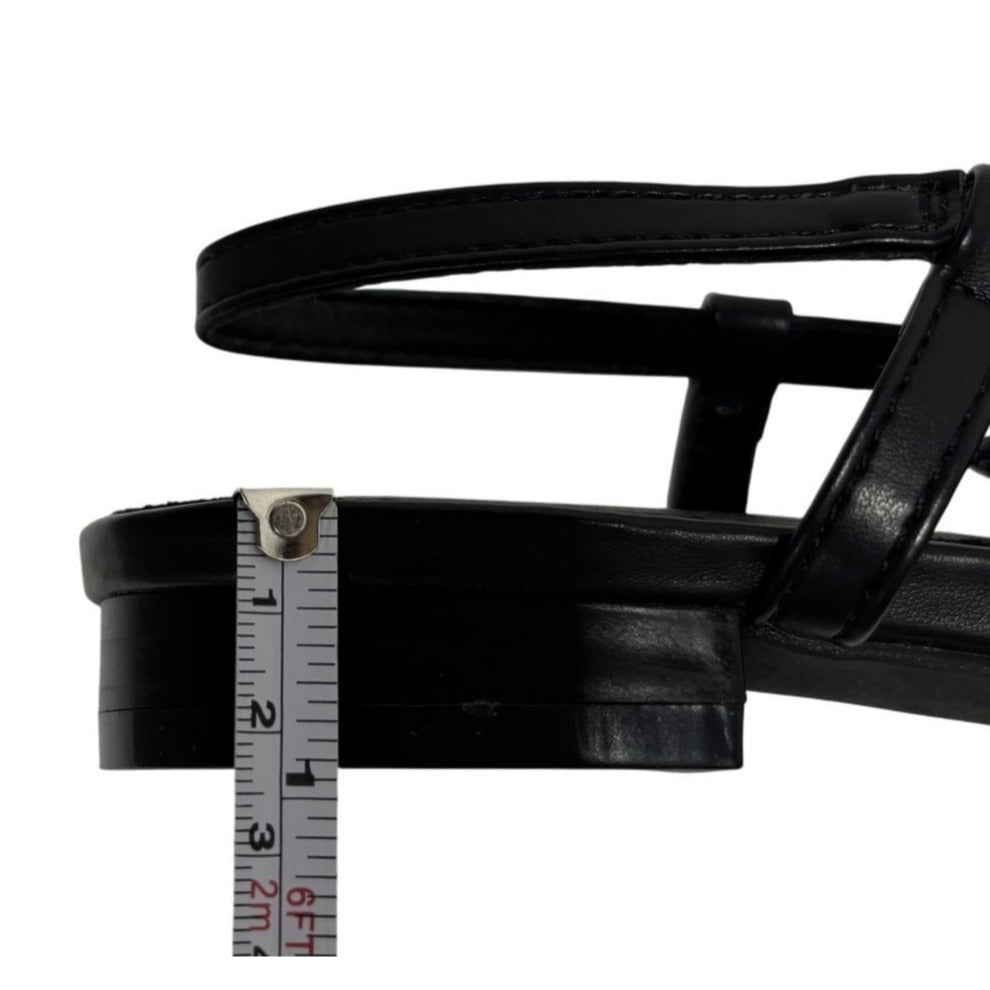 CHASE + CHLOE / Enki-1 / Black / Glitter/ Slingback Flats SHOES BY FLOR