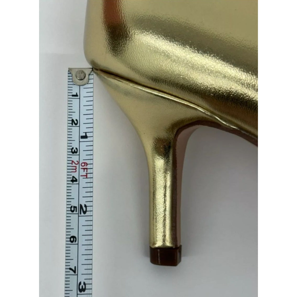 CHASE+CHLOE/ Julian-1/ Gold Metallic / Pointed-Toe Heels With 3-Inch Stiletto Size 5.5 SHOES BY FLOR