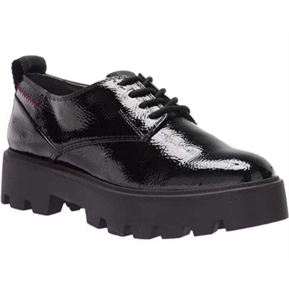 FRANCO SARTO / L-Balinlaced / Womens / Black Patent / Leather / Lug / Sole / Oxford Shoes / Memory Foam/ Size 6.5 SHOES BY FLOR
