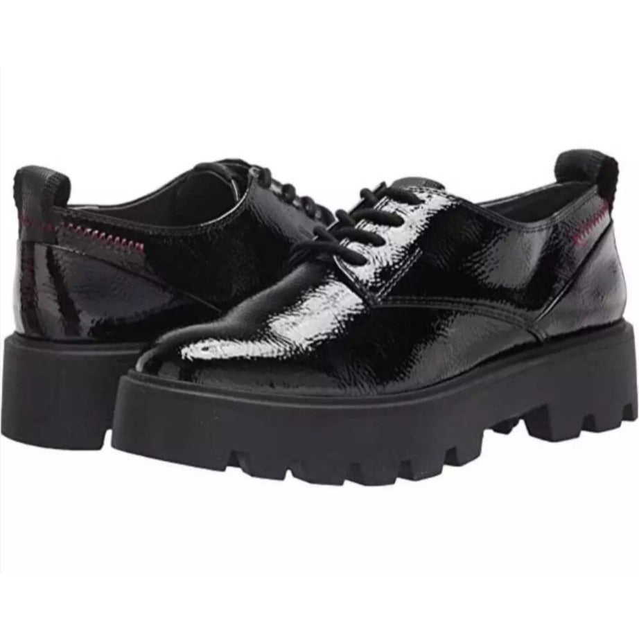 FRANCO SARTO / L-Balinlaced / Womens / Black Patent / Leather / Lug / Sole / Oxford Shoes / Memory Foam/ Size 6.5 SHOES BY FLOR