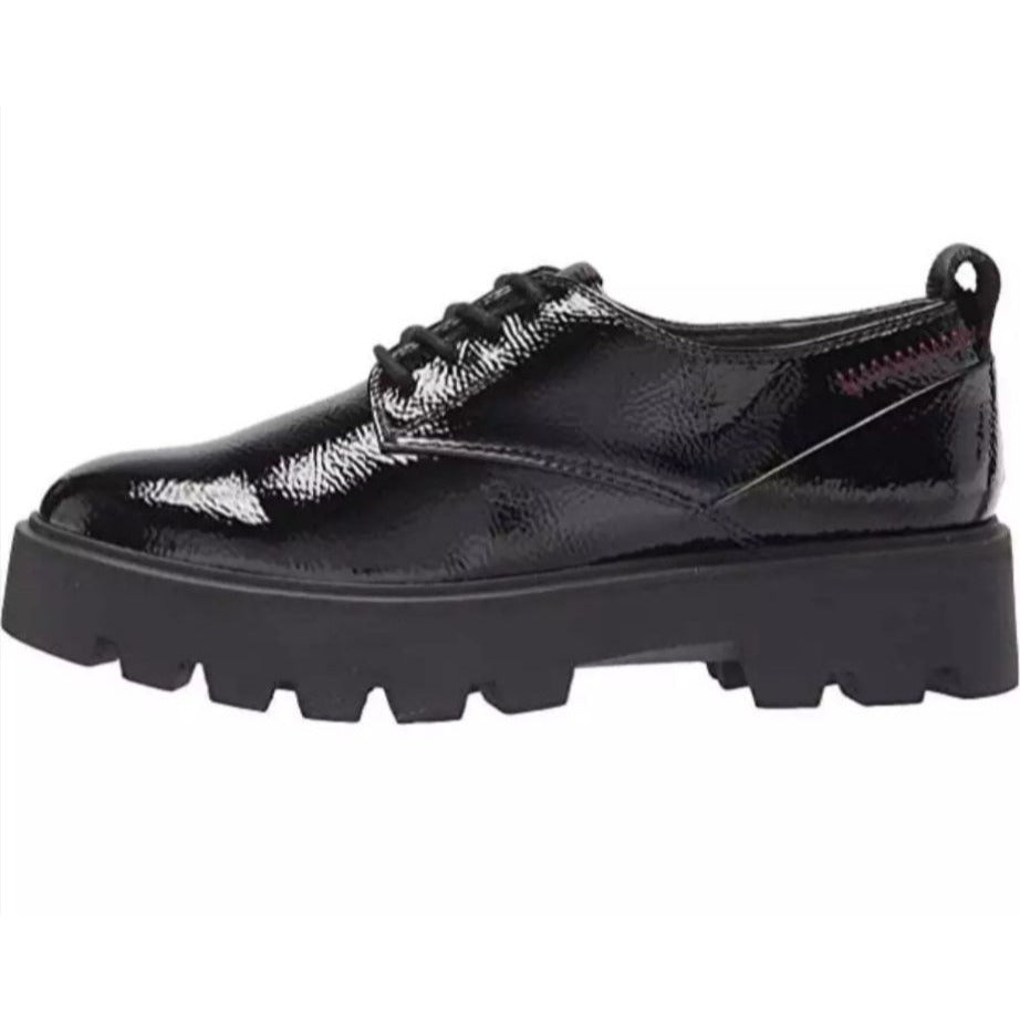 FRANCO SARTO / L-Balinlaced / Womens / Black Patent / Leather / Lug / Sole / Oxford Shoes / Memory Foam/ Size 6.5 SHOES BY FLOR