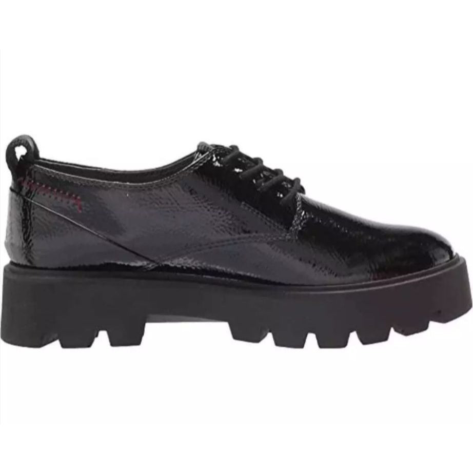 FRANCO SARTO / L-Balinlaced / Womens / Black Patent / Leather / Lug / Sole / Oxford Shoes / Memory Foam/ Size 6.5 SHOES BY FLOR