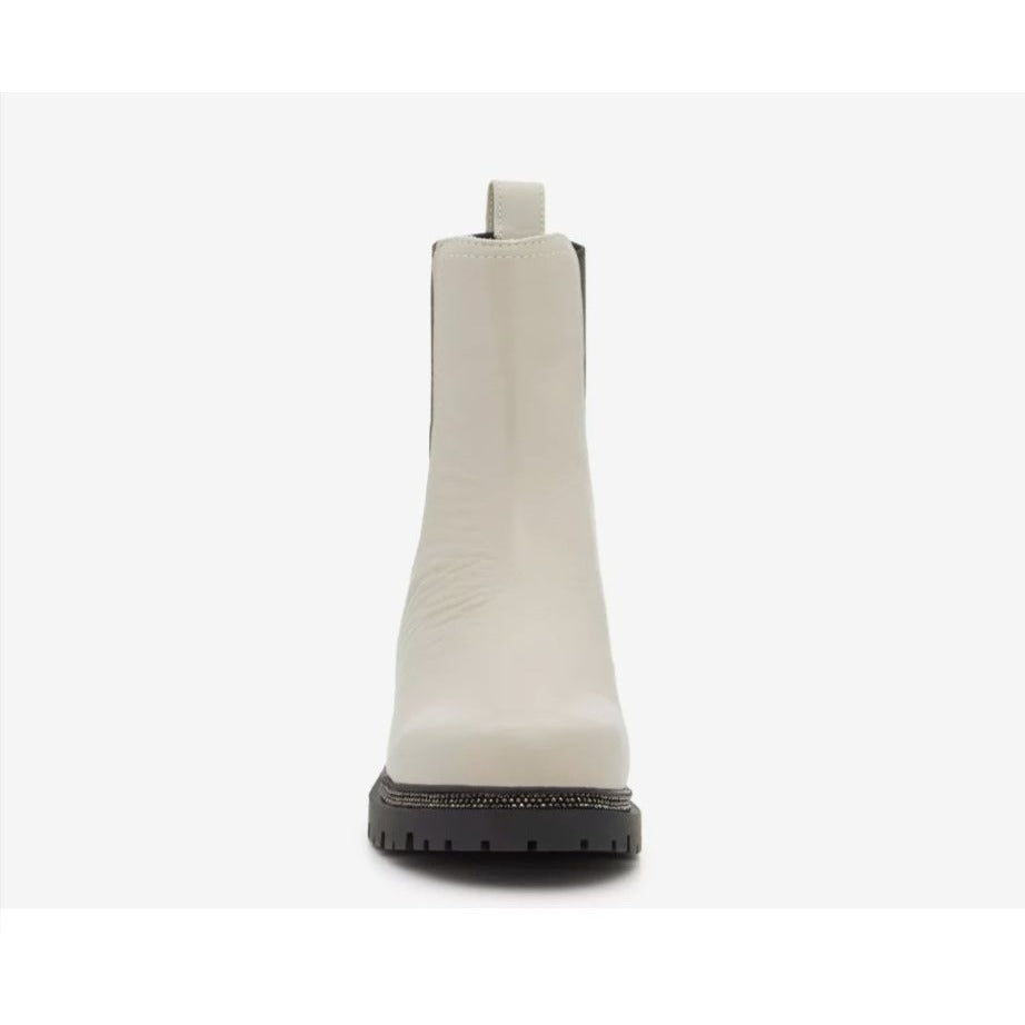 DKNY / Rick / Vanilla Bone & Black / Ankle Boots / Memory foam / Size US Size 11