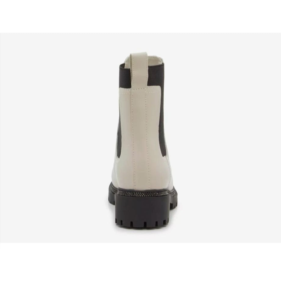 DKNY / Rick / Vanilla Bone & Black / Ankle Boots / Memory foam / Size US Size 11