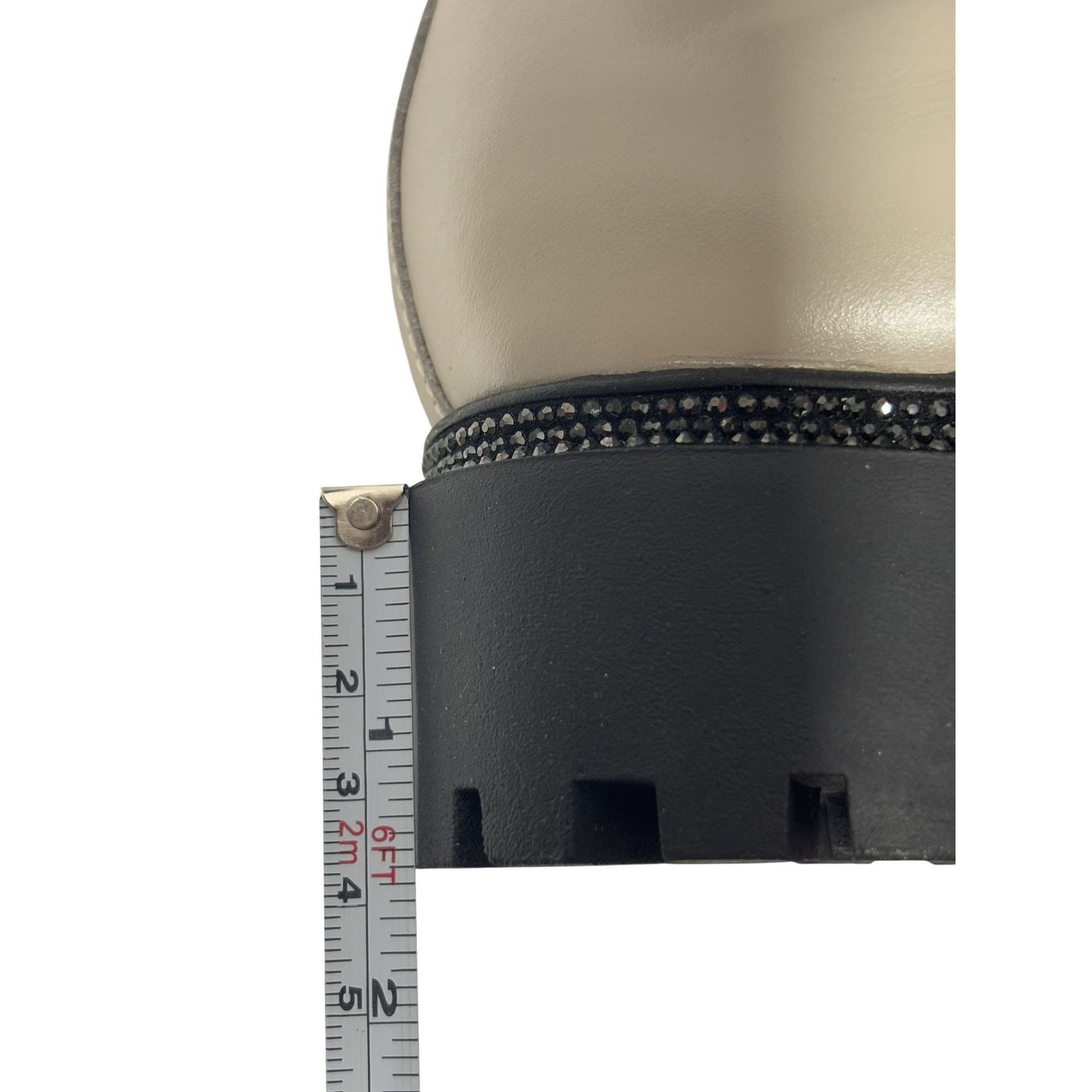 DKNY / Rick / Vanilla Bone & Black / Ankle Boots / Memory foam / Size US Size 11