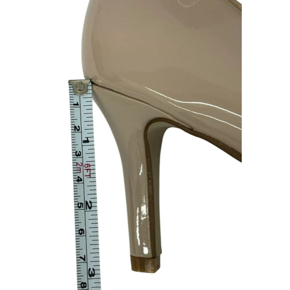 PIERRE DUMAS / Bloom-1 / Beige / Patent / Leather / Pointed-Toe / High Heel Elegant & Comfortable Design SHOES BY FLOR