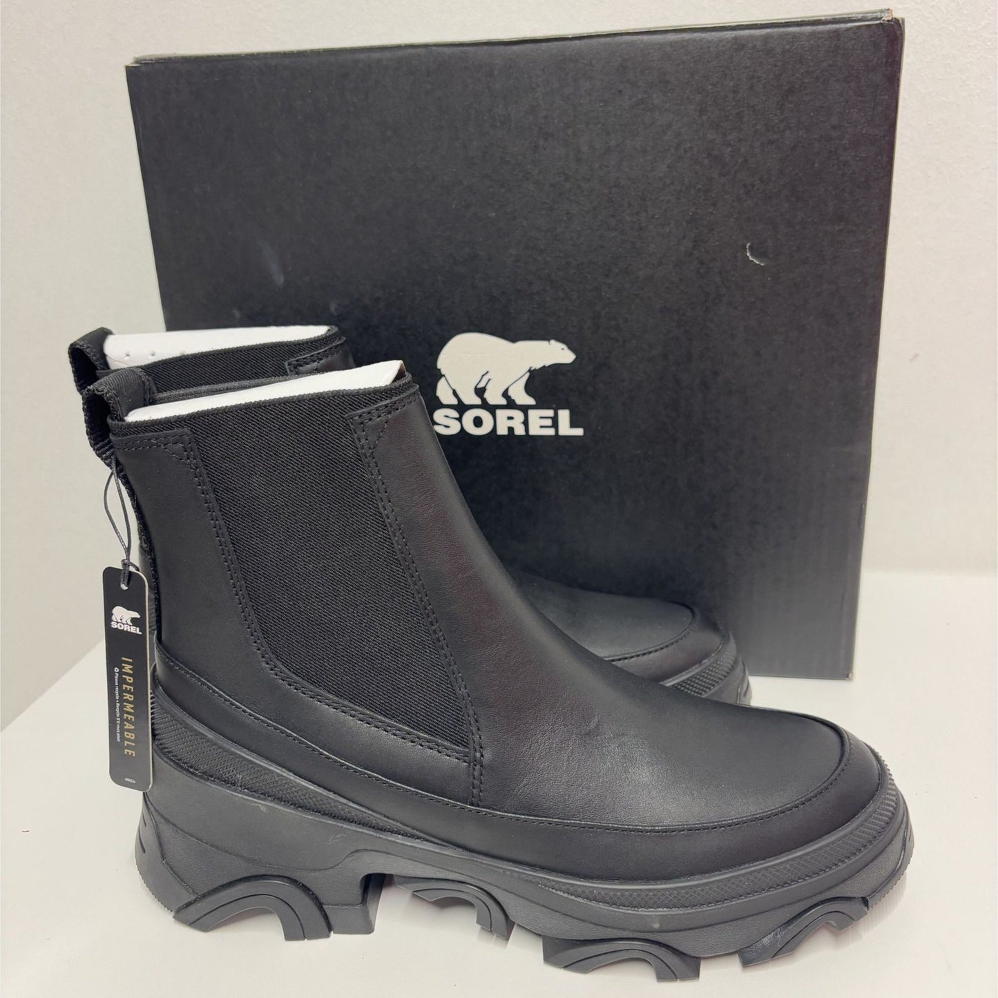 SOREL / Brex-Chelsea / Rainy Day / Boots / Waterproof / Black / Size 9 SHOES BY FLOR