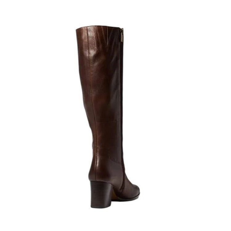 FRANCO SARTO / Anberlin / Brown / Genuine Leather / Knee-High / Boots / Size 5.5 / 22.5cm SHOES BY FLOR