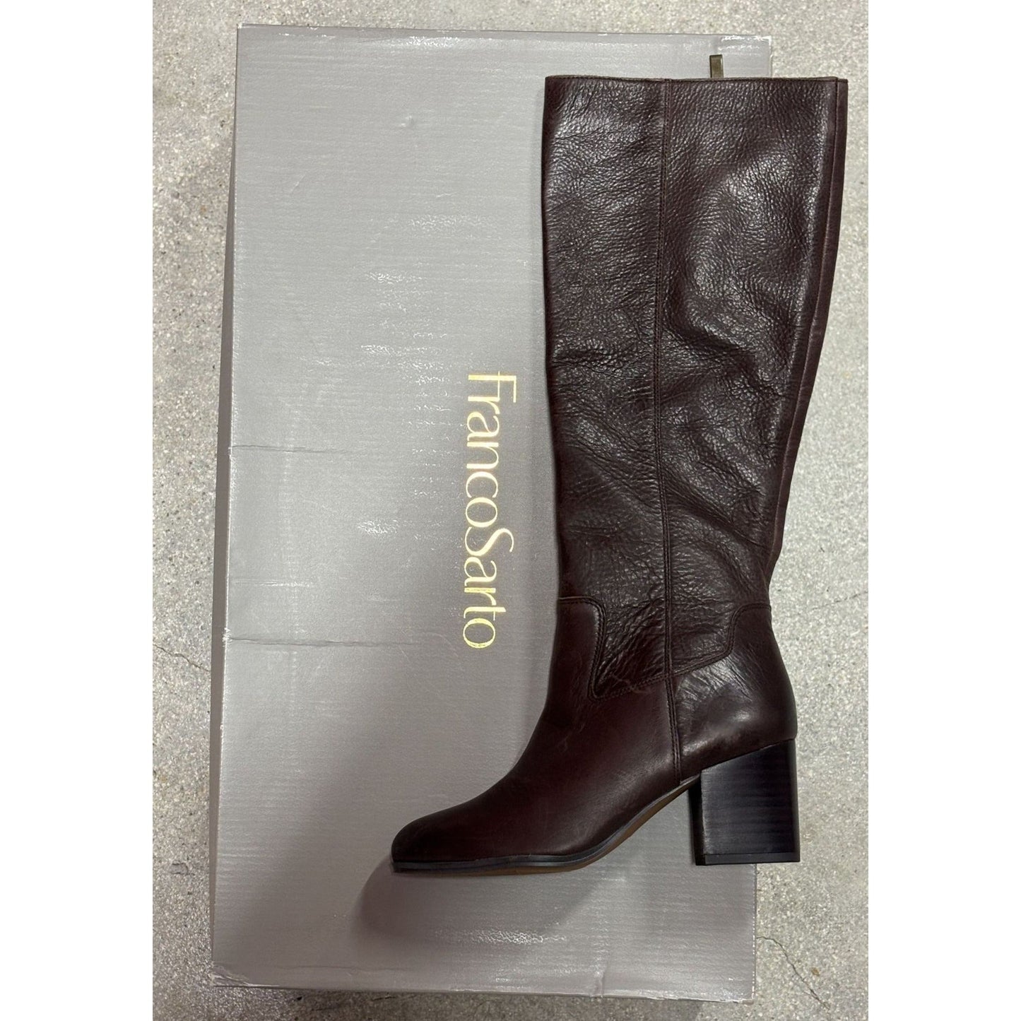FRANCO SARTO / Anberlin / Brown / Genuine Leather / Knee-High / Boots / Size 5.5 / 22.5cm SHOES BY FLOR