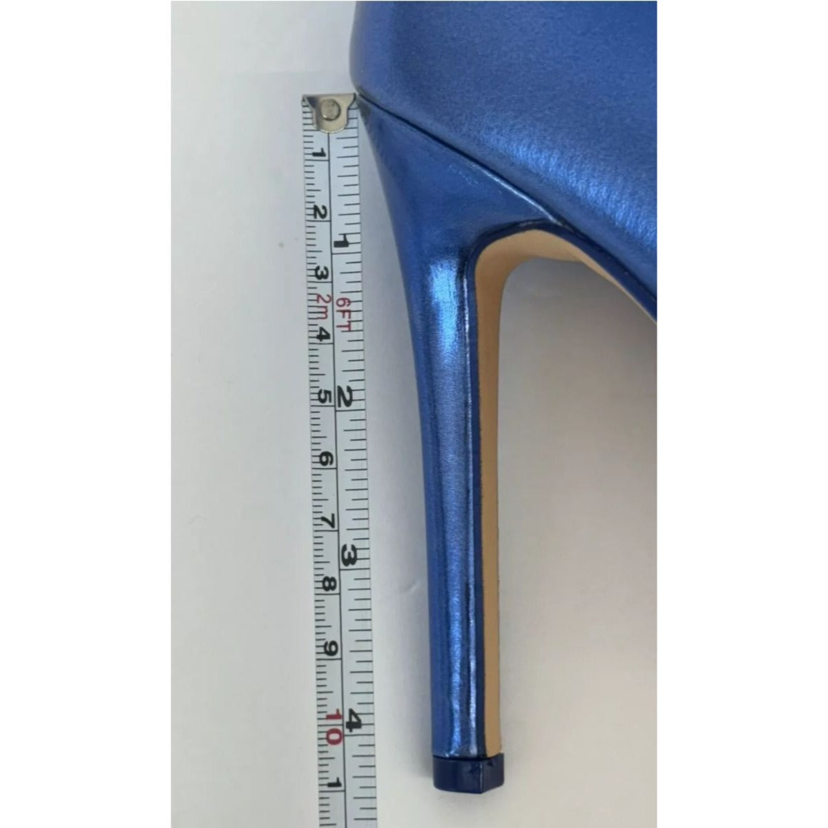 OLIVIA FERGUSON / Royal / Metallic Blue / Pointed-Toe/ Stiletto / Heels Womens / High / Pumps / Elegant Design / Synthetic / Size 8 SHOES BY FLOR