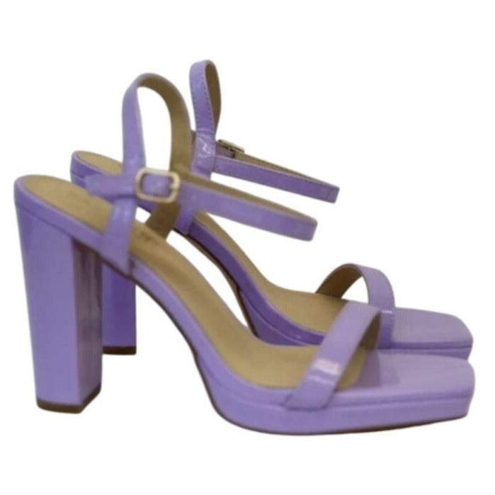 KAYLEEN / Nahlah-7 / Lavender / Lila /Block Heel / Sandals With Adjustable Strap & Open Toe/ Size 8.5 SHOES BY FLOR
