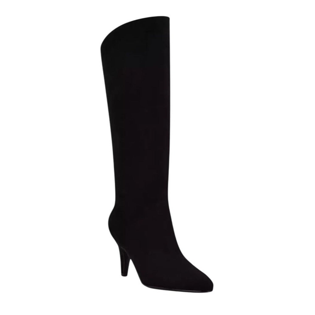 NINE WEST / Buyah-2 / Black / Suede / Below the Knee / Higth Heeled / Boots SHOES BY FLOR