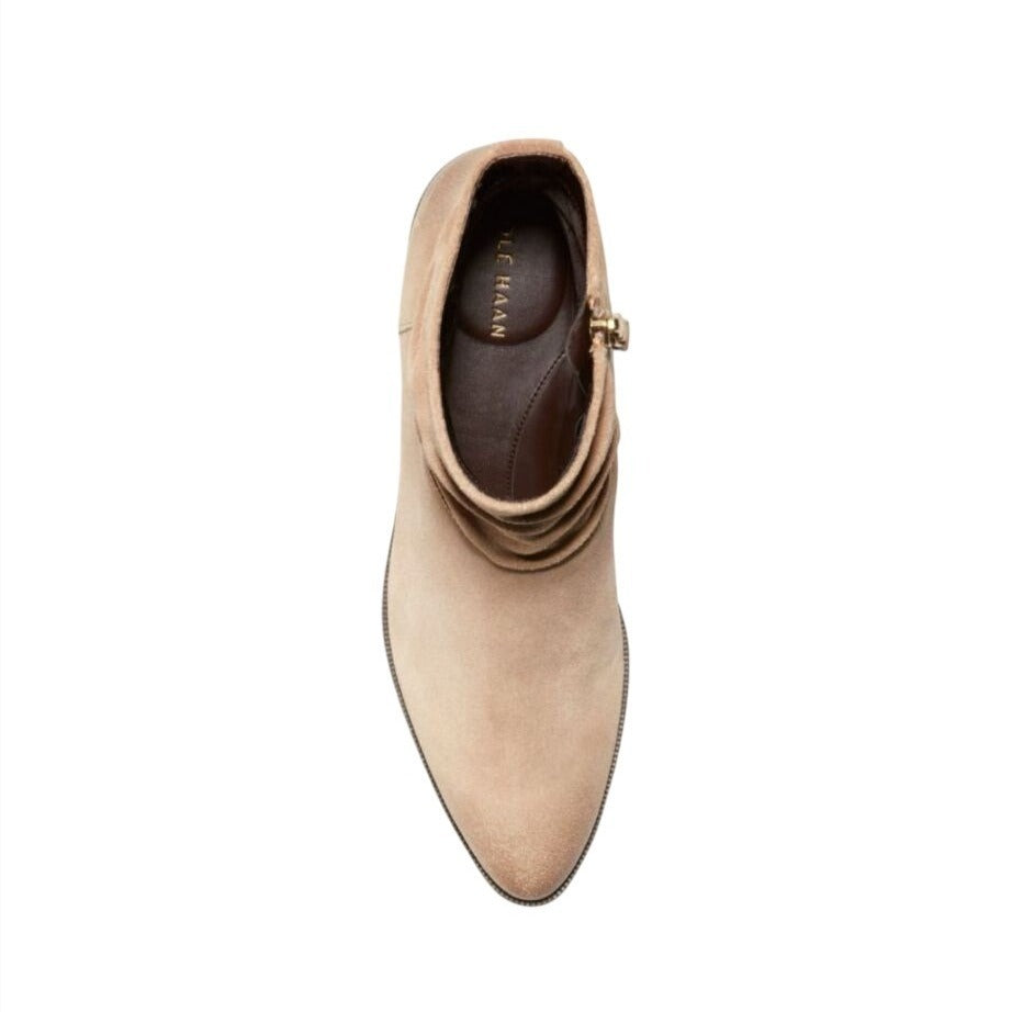 COLE HAAN / Mapl WRE / Water Resistant / Suede / Booties / With Side Zipper & Stacked Heel / US Size 9 SHOES BY FLOR