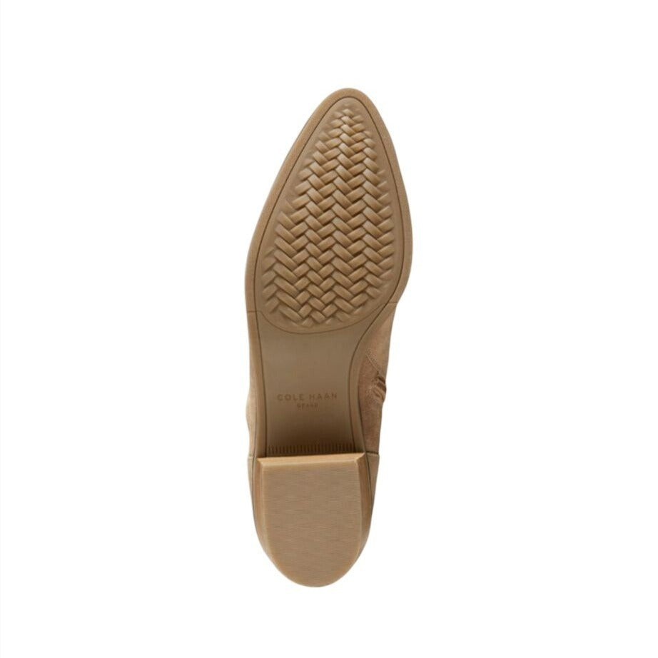 COLE HAAN / Mapl WRE / Water Resistant / Suede / Booties / With Side Zipper & Stacked Heel / US Size 9 SHOES BY FLOR