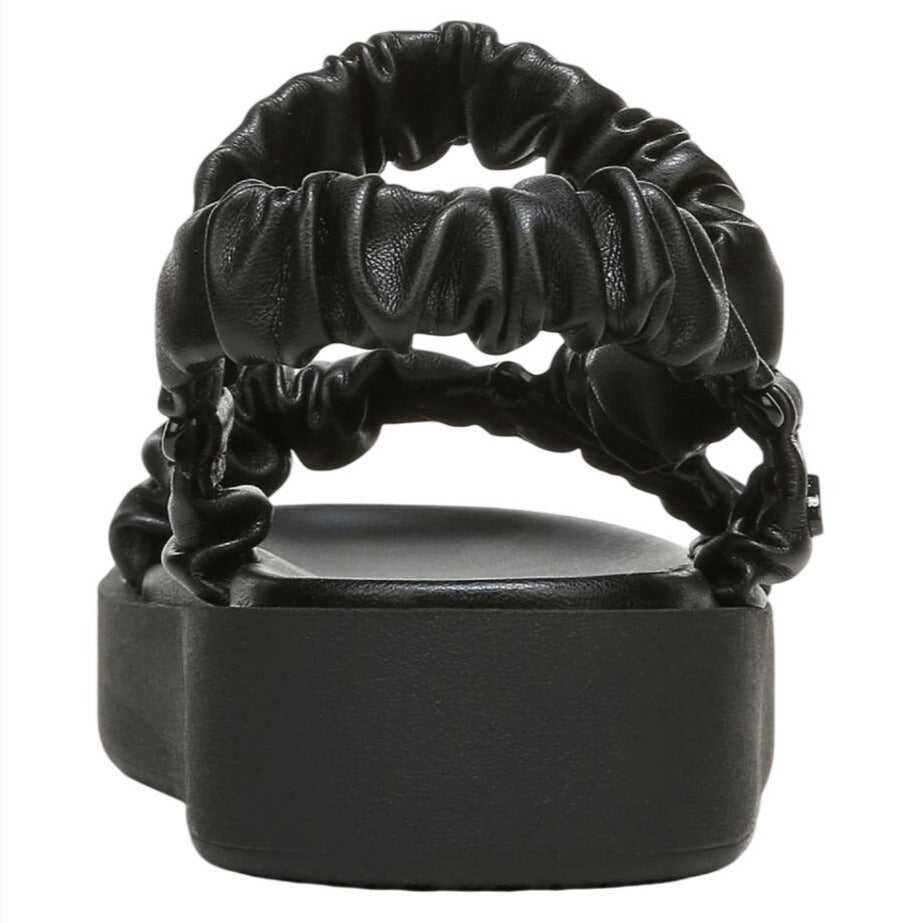 CIRCUS BY SAM EDELMAN / Harlene / Black / Scrunchie Strap / Platform / Sandals / Size 6.5 / (23.5cm) SHOES BY FLOR