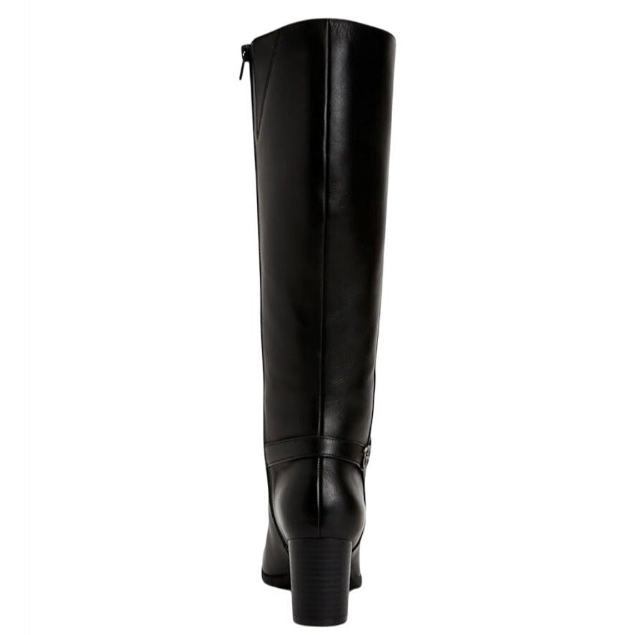 GIANI BERNINI / Adonnysl / Leather / Tall / Knee-High / Boots / Black 9.5M Wide Calf SHOES BY FLOR
