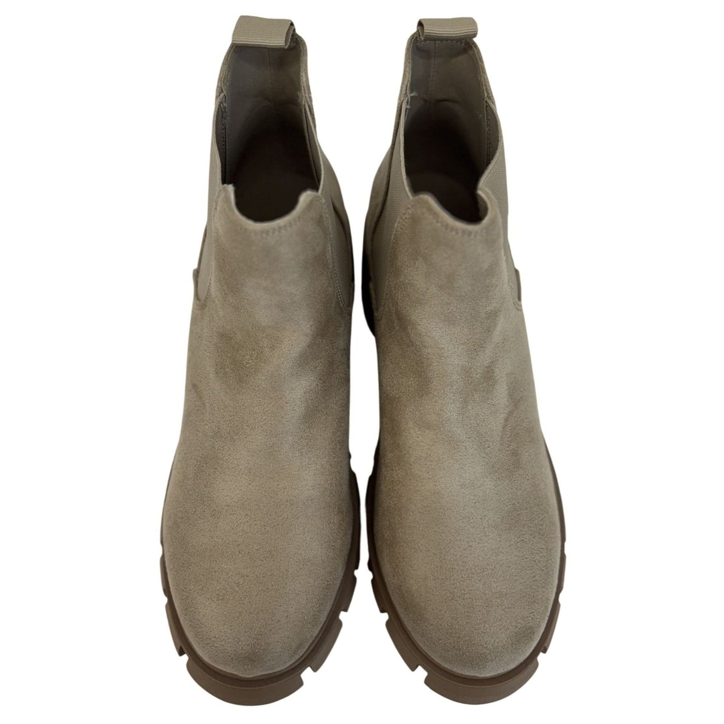 SODA / Pionner / Beig/Sand / Chelsea Boots / With Chunky Lug Sole & Elastic Gore Pull Tabs SHOES BY FLOR