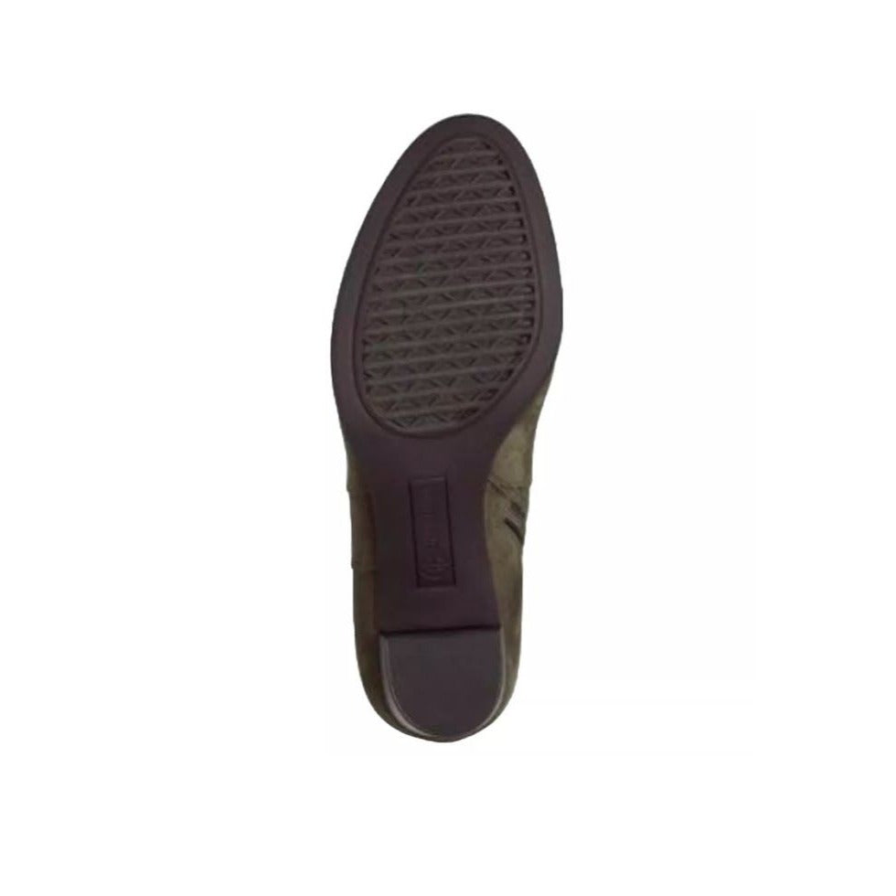 GIANI BERNINI / Artemyssl / Green / Suede /Round Toe / Block Heel / Booties
