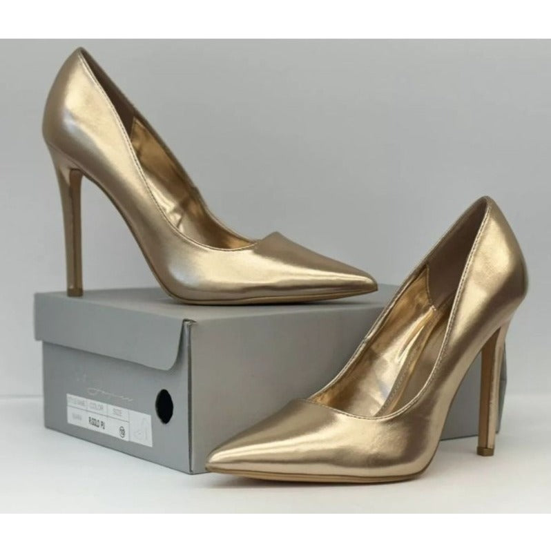 OLIVIA FERGUSON / Kiara / Rose Gold / Pointed-Toe / High Heels / Shoes Size 10 / Stiletto Heel Chic & Elegant Design