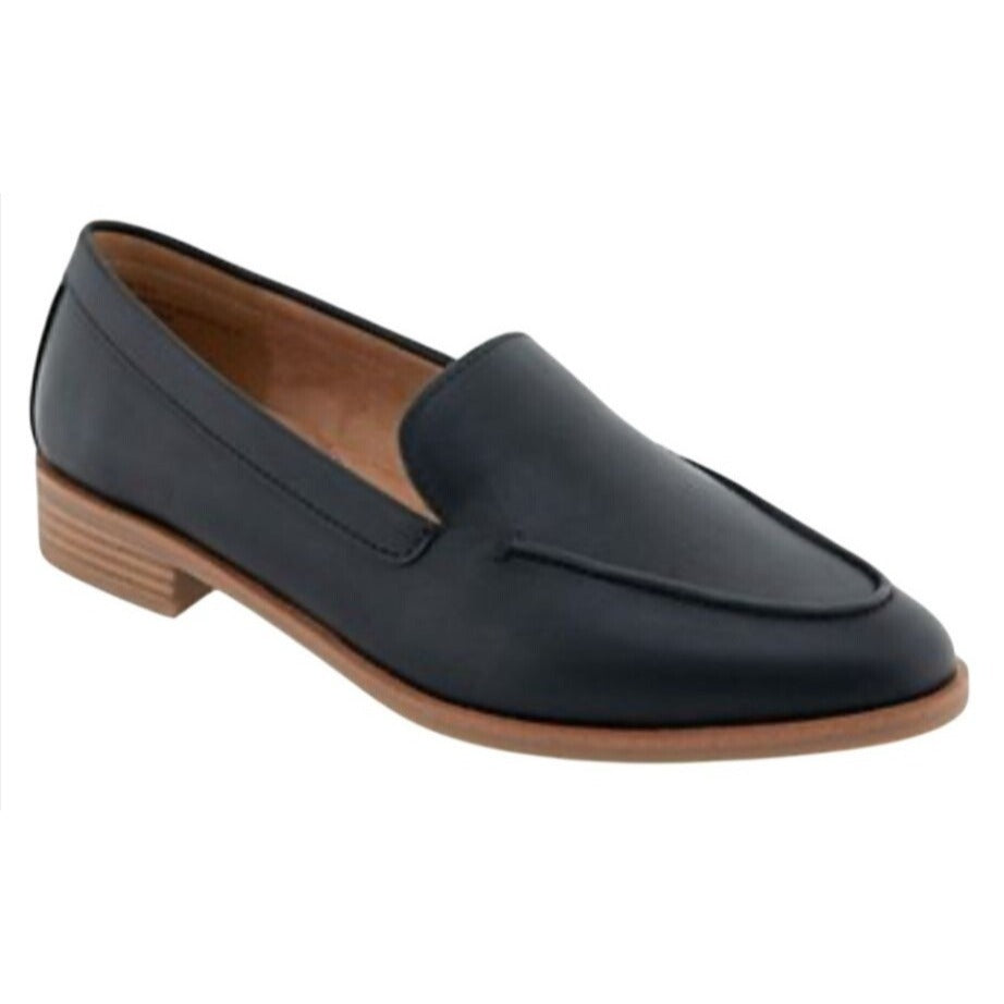 AEROSOLES / Emilia / Womens Black / Leather / Loafers / Size 11 / Low Heel / Slip-On Comfortable Dress Shoes SHOES BY FLOR