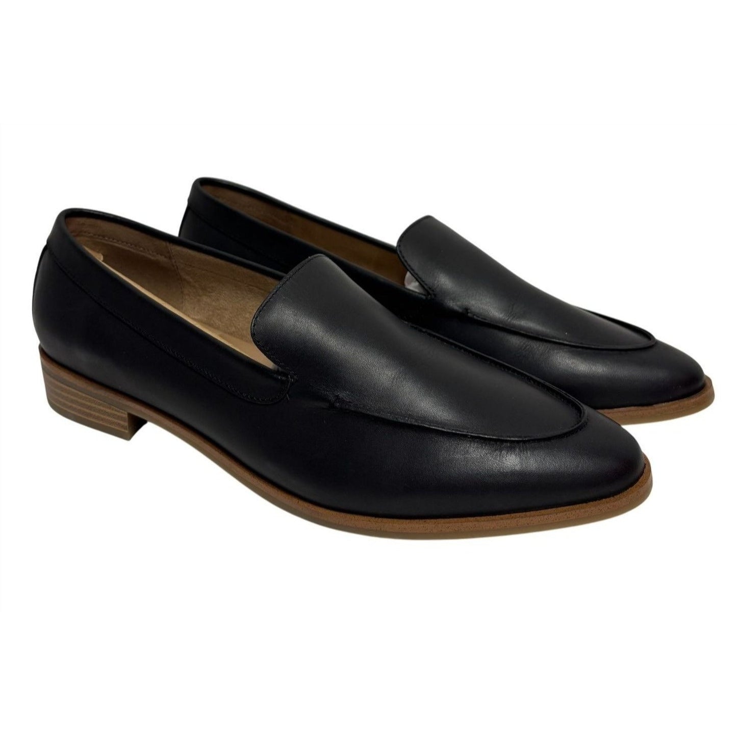 AEROSOLES / Emilia / Womens Black / Leather / Loafers / Size 11 / Low Heel / Slip-On Comfortable Dress Shoes SHOES BY FLOR