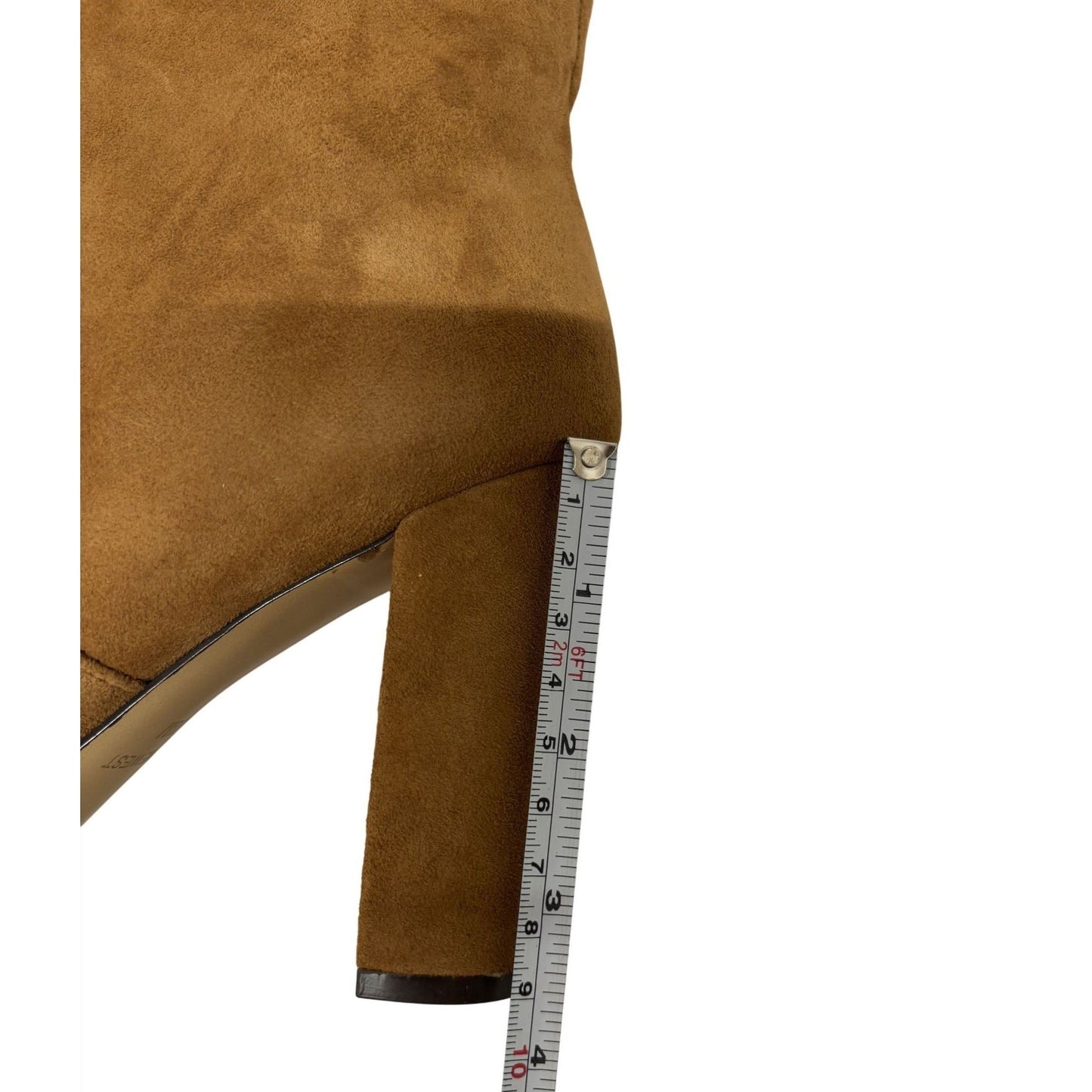 NINE WEST / Danee / Pointed Toe / Block Heel Zip-Up / Leather / Dress Boots / Size 7.5 SHOES BY FLOR