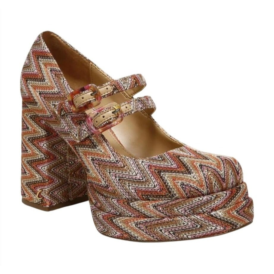 CIRCUS BY SAM EDELMAN / Pepper Womens Amber Multicolor / Zigzag Platform