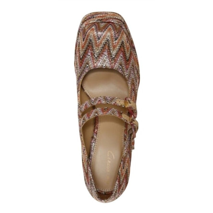 CIRCUS BY SAM EDELMAN / Pepper Womens Amber Multicolor / Zigzag Platform
