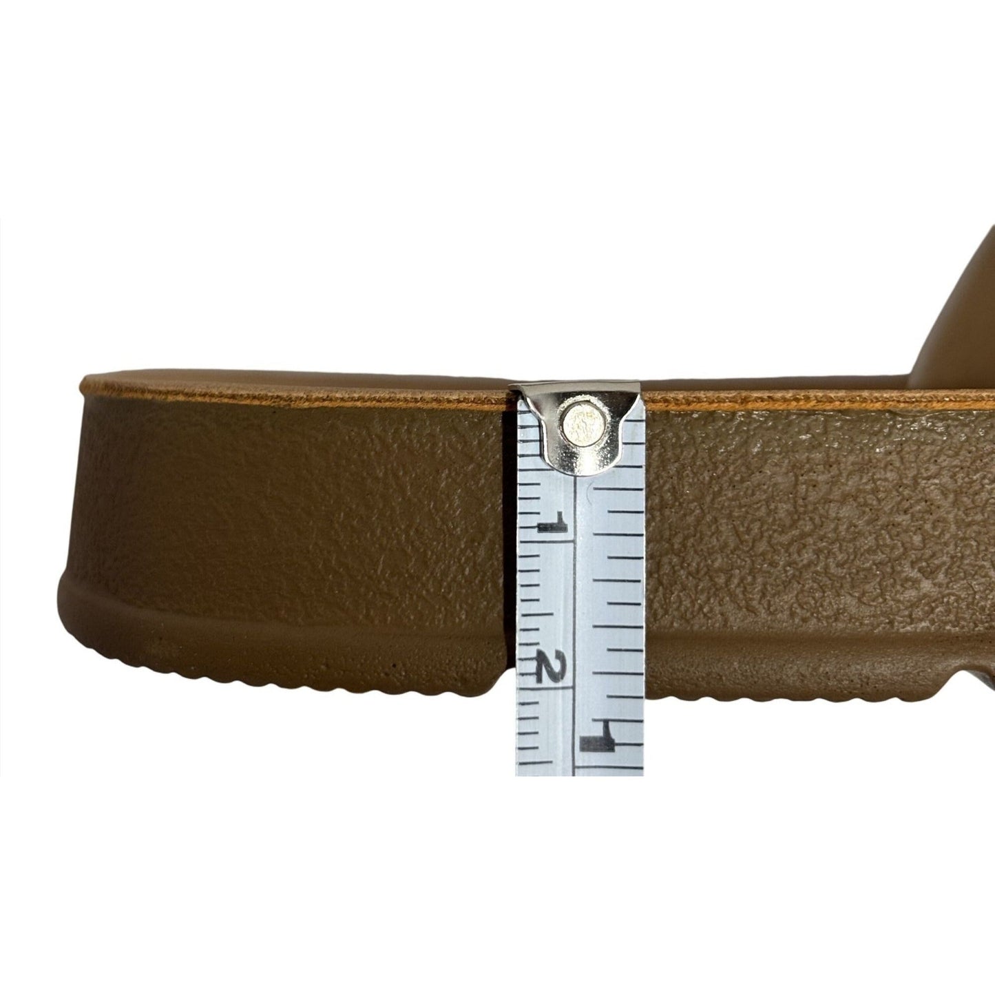 SODA / Suri-S / Leather / Slide / Sandals / With Buckle Detail & Comfort / Bone SHOES BY FLOR