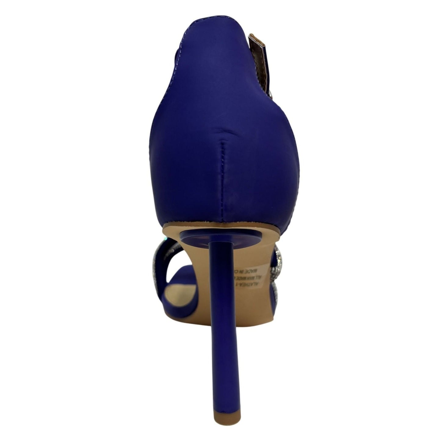 CATHY DIN / Alathea / Blue Purple / High Heel / Sandals With Rhinestone / Straps & Adjustable / Ankle Strap / Size 10 SHOES BY FLOR