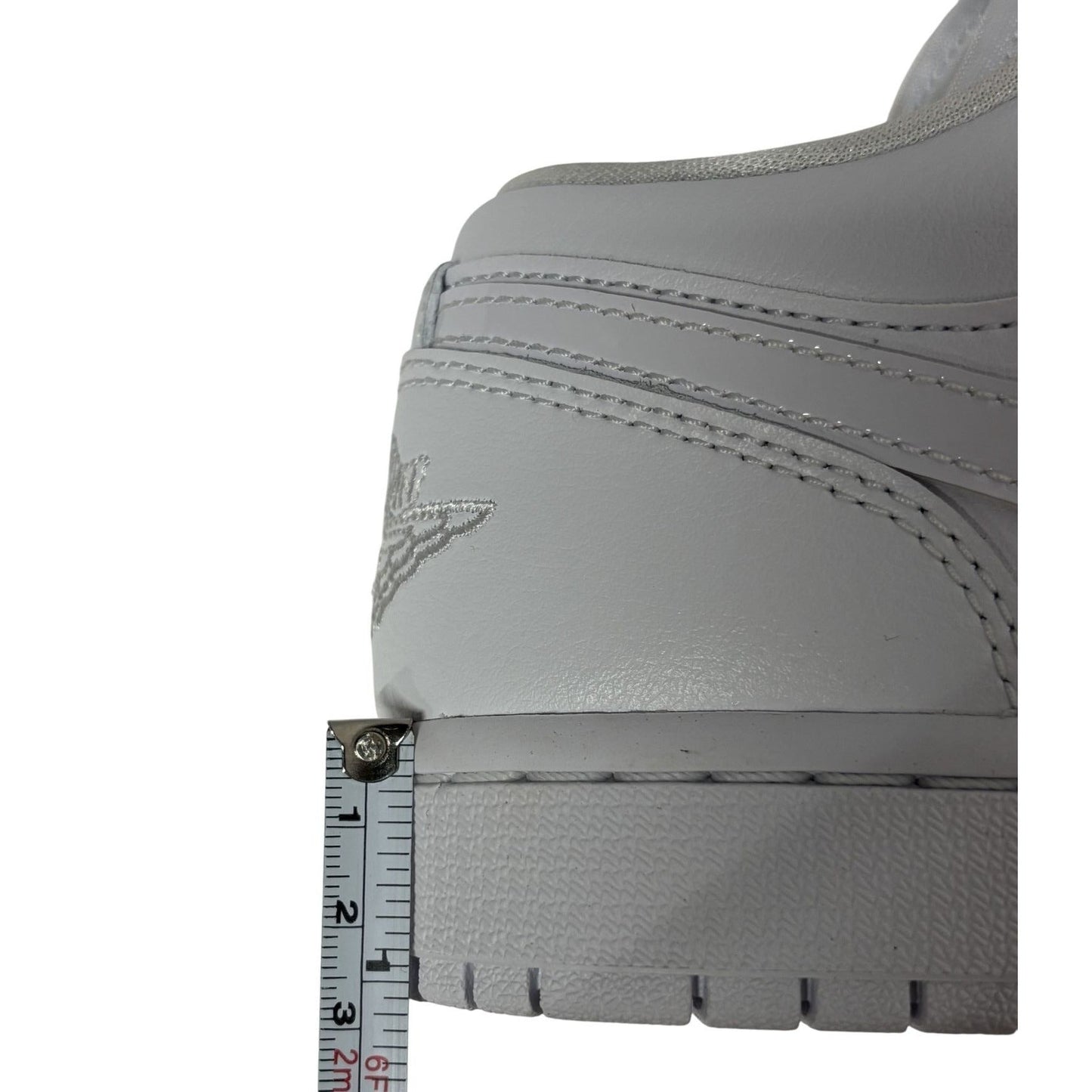 NIKE JORDAN / Air One Low / White / Sneakers / Leather Classic / Style Athletic Shoes / Size 9 / (26cm) SHOES BY FLOR