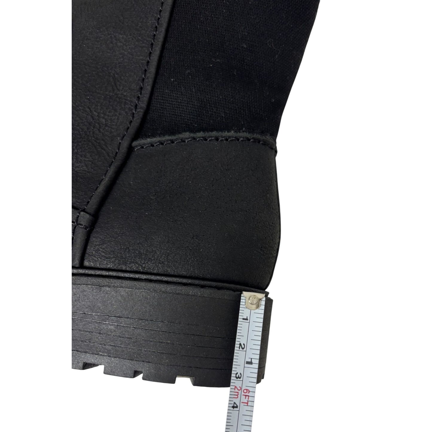 CLARKS / Opal Glow / Black / Leather / Zipper / Knee High / Size 9.5M