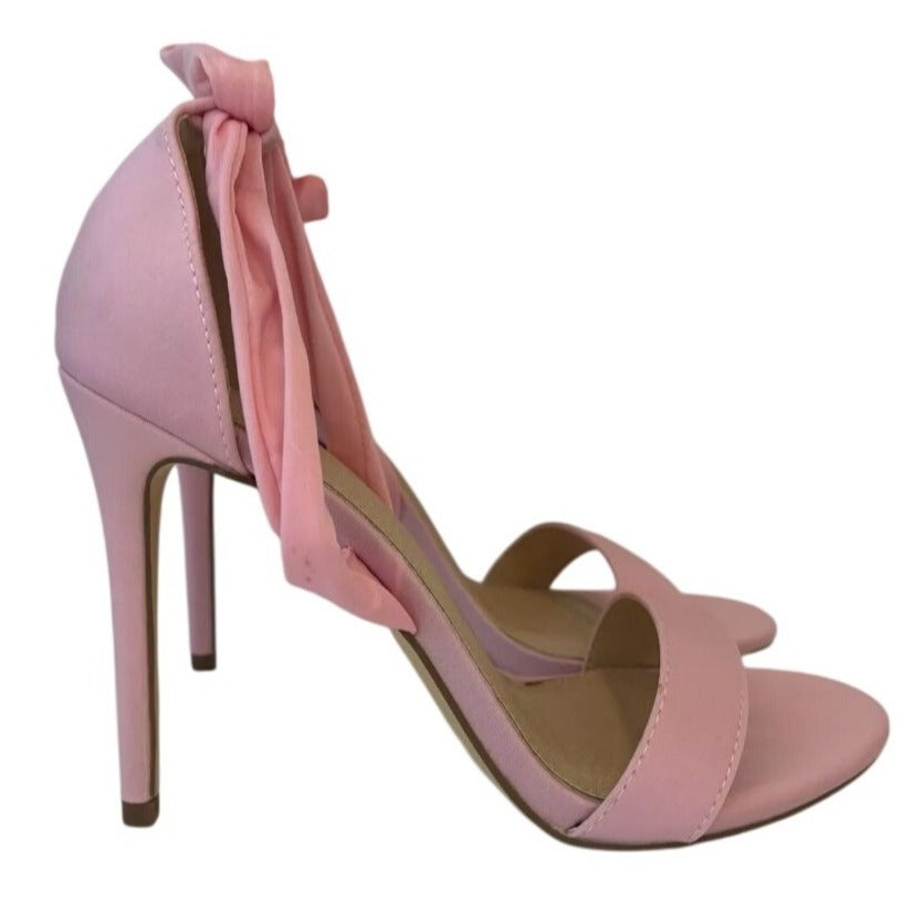 LILIANA / Nikia-214 / Pink / Stiletto / Heels / With Wrap-Around / Straps / For Women SHOES BY FLOR
