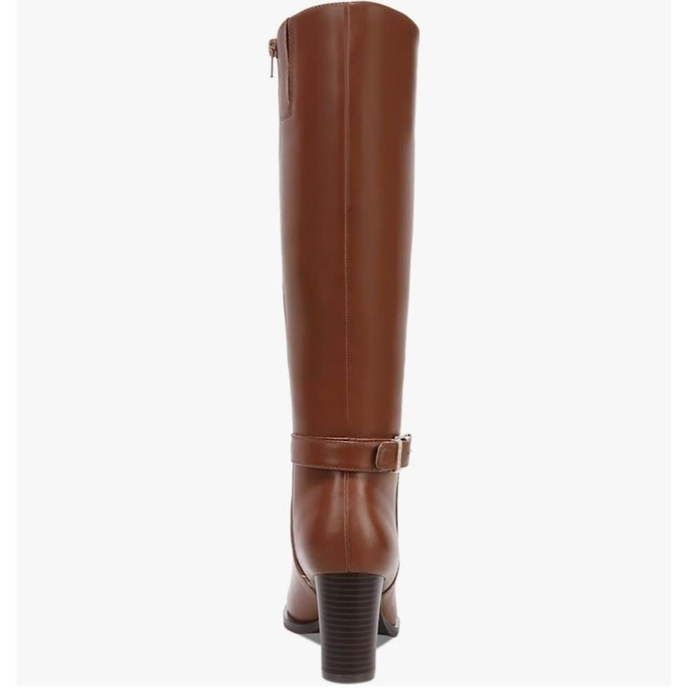 GIANI BERNINI / Lennoxxp / Leather / Tall / Knee-High / Boots / Conac / Size 10M / Buckle & Block Heel / SALE