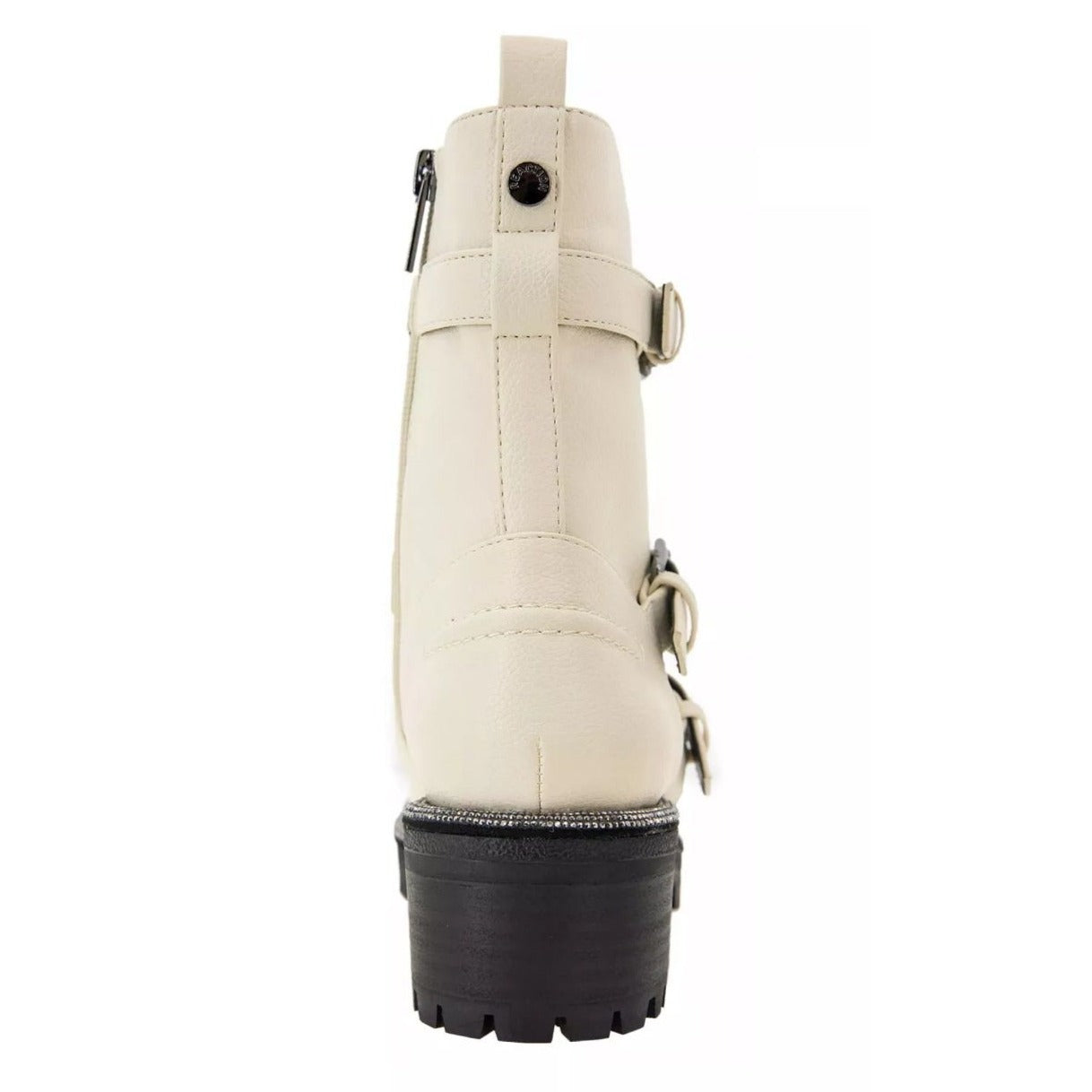KENNETH COLE / Tate Briker Jewel / Lug Sole / Booties / Bone / with Buckle / Size 5.5 SHOES BY FLOR