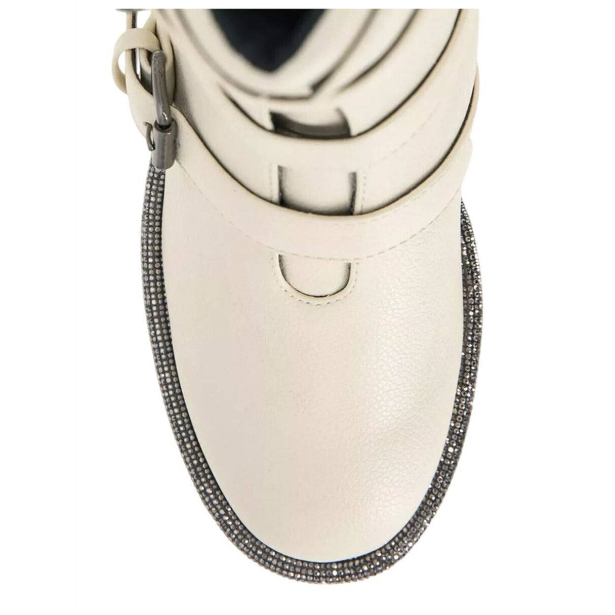 KENNETH COLE / Tate Briker Jewel / Lug Sole / Booties / Bone / with Buckle / Size 5.5 SHOES BY FLOR