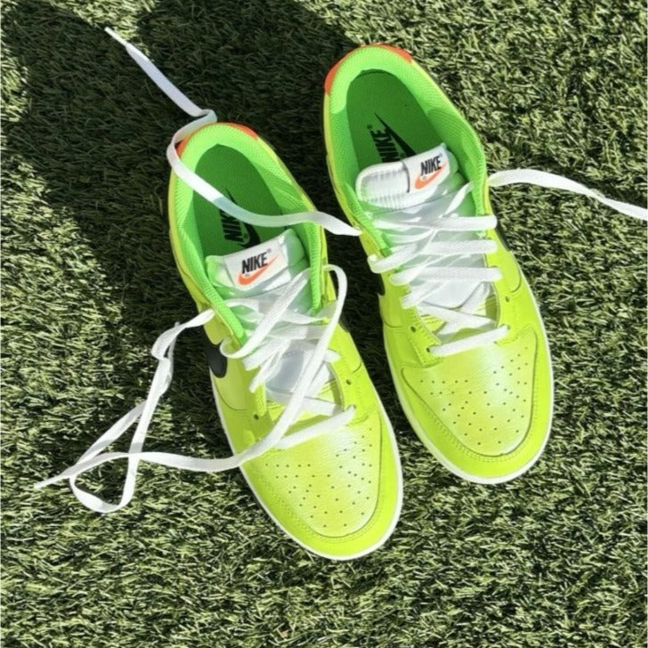 NIKE / Dunk Low SE / Men / Glow in the Dark / Green Neon / Sneakers / Size US 9.5 SHOES BY FLOR