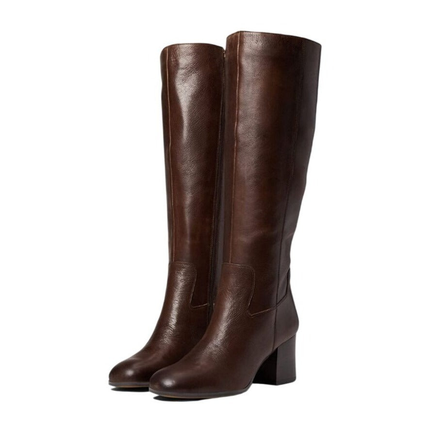 FRANCO SARTO / Anberlin / Brown / Genuine Leather / Knee-High / Boots / Size 5.5 / 22.5cm SHOES BY FLOR
