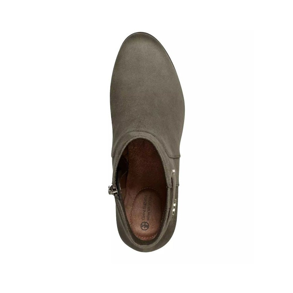 GIANI BERNINI / Artemyssl / Green / Suede /Round Toe / Block Heel / Booties